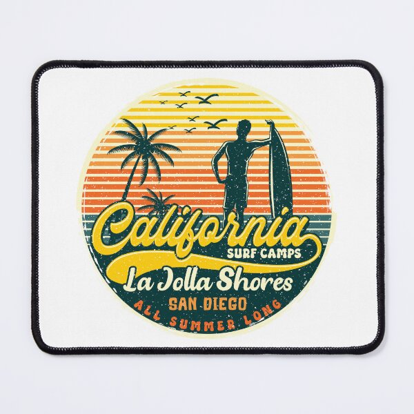 Item preview, California Surf Camps La Jolla Shores San Diego County designed and sold by eclecTEEq.