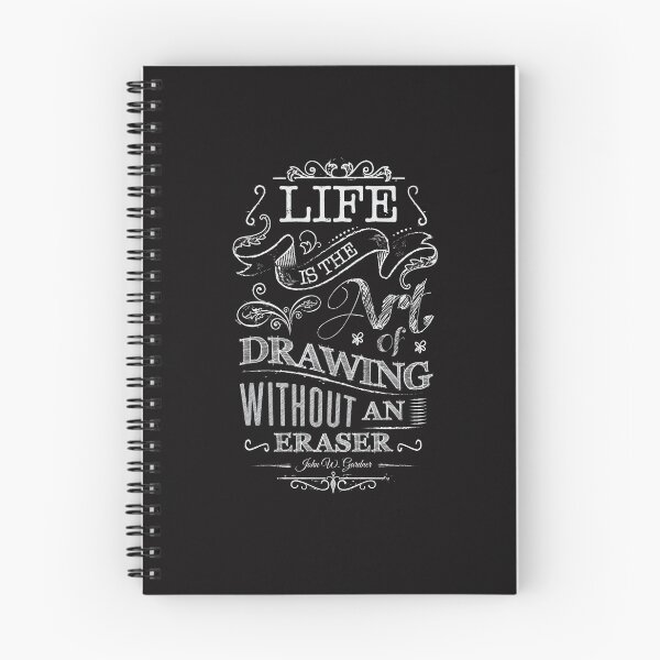 Item preview, Life Is The Not of Drawing Without an Eraser Typographic design designed and sold by DigitalGraphic1.