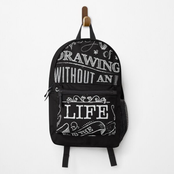 Item preview, Life Is The Not of Drawing Without an Eraser Typographic design designed and sold by DigitalGraphic1.