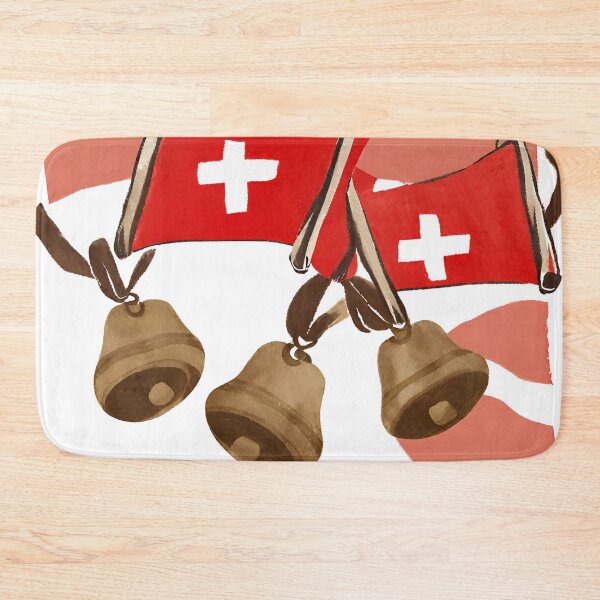 Item preview, Switzerland Flag and Swiss cowbells designed and sold by omg-designs.
