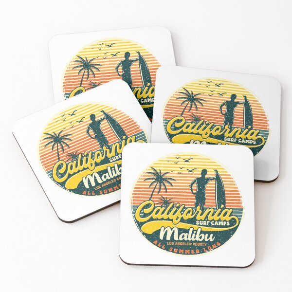 Item preview, California Surf Camps Malibu Los Angeles County designed and sold by eclecTEEq.