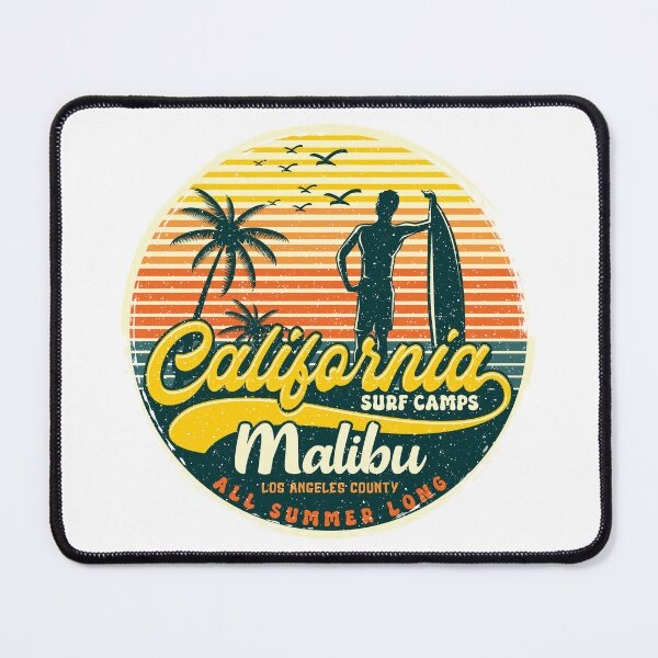 Item preview, California Surf Camps Malibu Los Angeles County designed and sold by eclecTEEq.