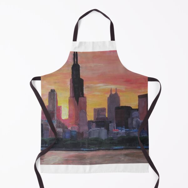 Item preview, Chicago Skyline At Sunset designed and sold by artshop77.