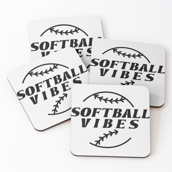 Item preview, Softball Vibes designed and sold by Funky  Fibers.