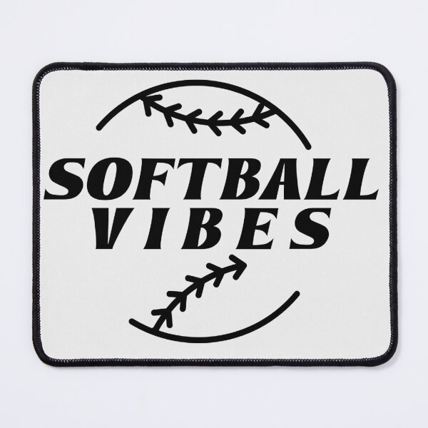 Item preview, Softball Vibes designed and sold by Funky Fibers.