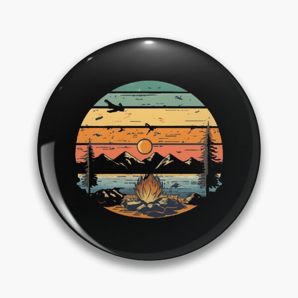 Item preview, A colors sunset and camp fire designed and sold by desinganddecor.