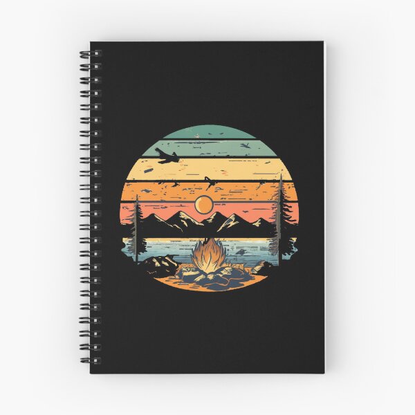Item preview, A colors sunset and camp fire designed and sold by desinganddecor.