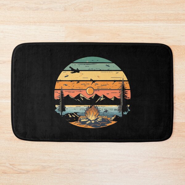 Item preview, A colors sunset and camp fire designed and sold by desinganddecor.