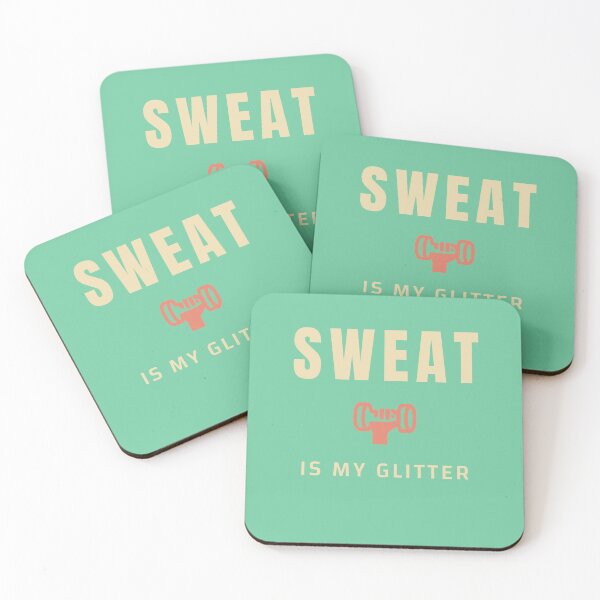Item preview, Sweat is My Glitter - Inspirational Fitness Quote  designed and sold by Mugfulmomentz.