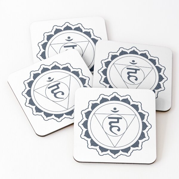 Item preview, Throat Chakra Mandala - Snow + Dusk designed and sold by Irene Estelle.