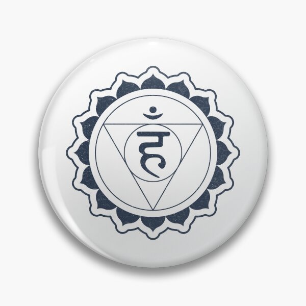 Item preview, Throat Chakra Mandala - Snow + Dusk designed and sold by Irene Estelle.