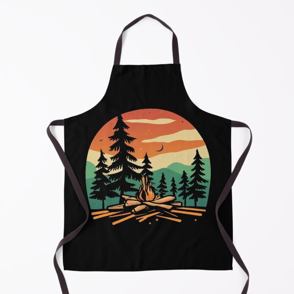 Item preview, A colors sunset and camp fire designed and sold by desinganddecor.