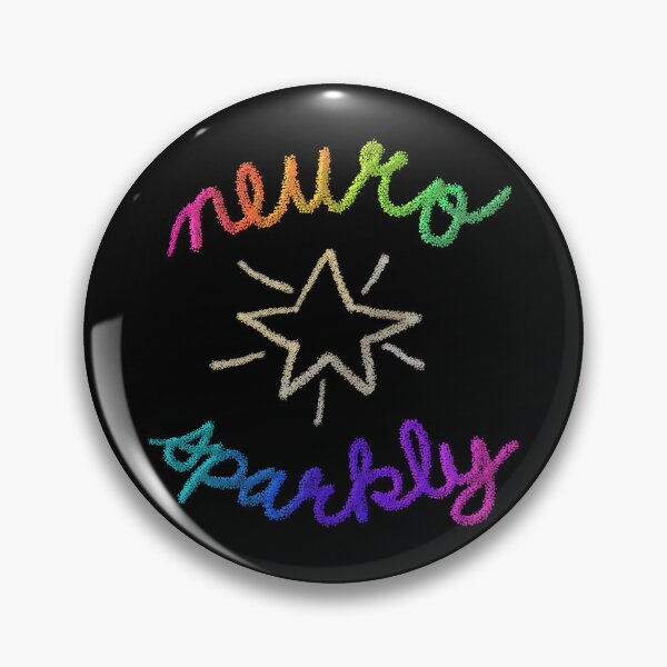 Item preview, Neuro Sparkly (Faux Glitter with Star) designed and sold by JillPillDesign.