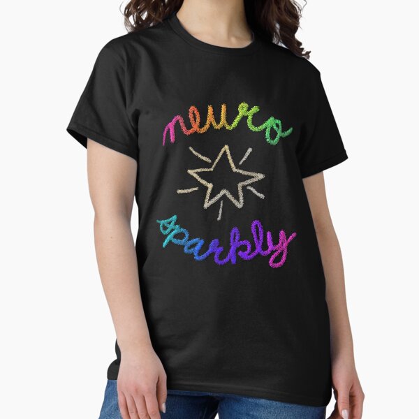 Item preview, Neuro Sparkly (Faux Glitter with Star) designed and sold by JillPillDesign.