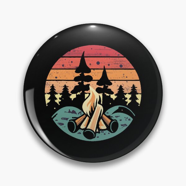 Item preview, A colors sunset and camp fire designed and sold by desinganddecor.