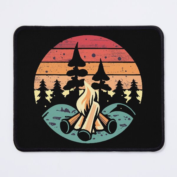 Item preview, A colors sunset and camp fire designed and sold by desinganddecor.