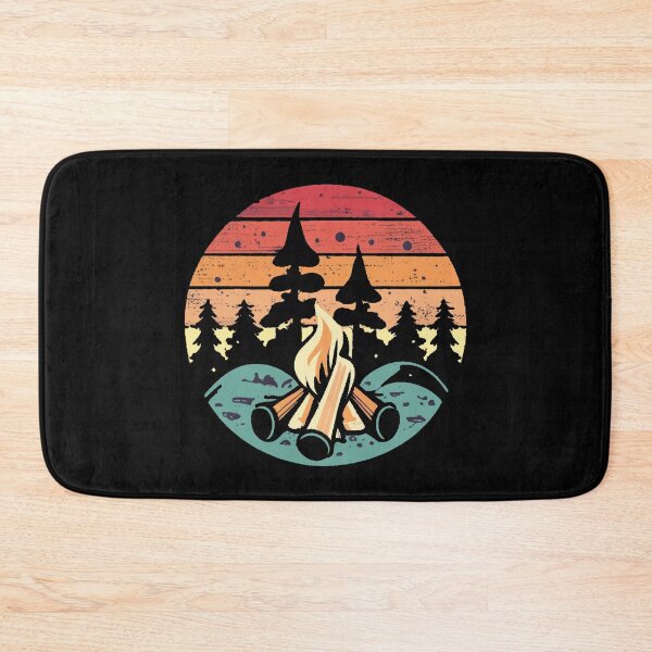 Item preview, A colors sunset and camp fire designed and sold by desinganddecor.