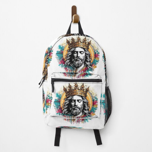 Item preview,  "the image of 'Wearing a crown, shining, seated on the throne, Jesus.' Please translate this into English." designed and sold by PaintMeWorld.