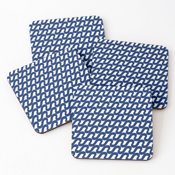Item preview, Wave Pattern Blue designed and sold by Maho-Ichikawa.