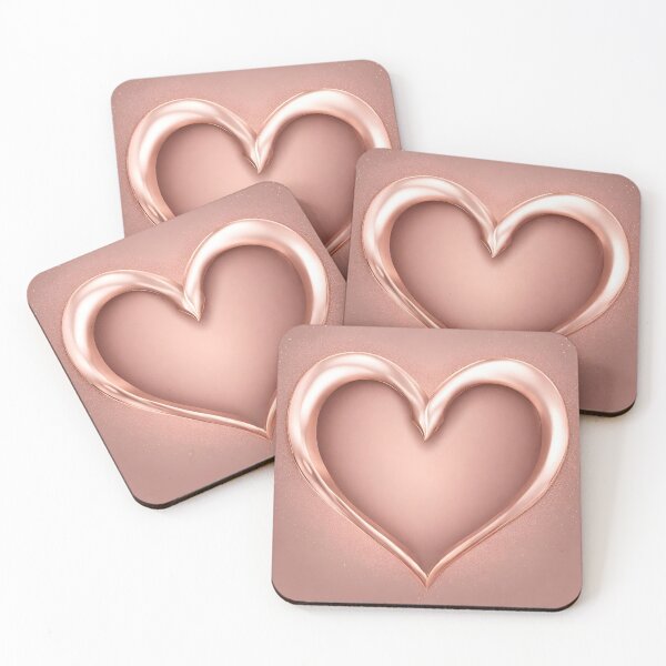 Item preview, Rosegold Love Heart designed and sold by Gaborai.