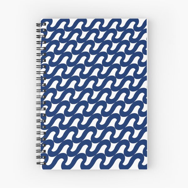 Item preview, Wave Pattern Blue designed and sold by Maho-Ichikawa.