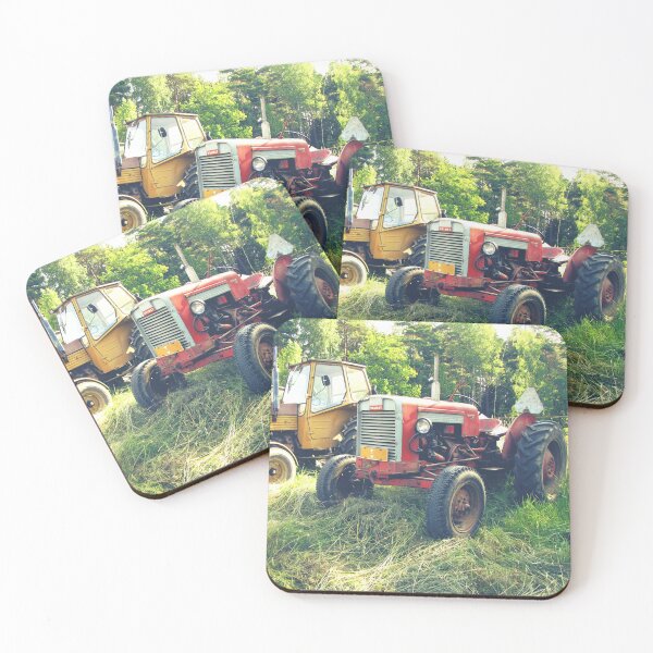 Item preview, Old farm tractors in the field designed and sold by riku05830.