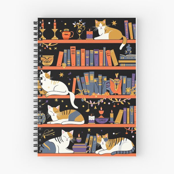 Item preview, Library Cats - Fossil Grey: Literary Companions designed and sold by griffinequals0c.
