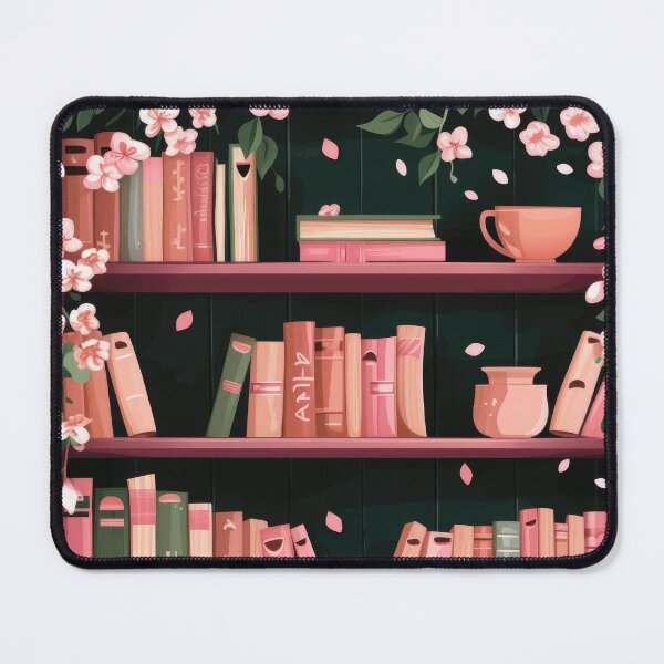 Item preview, Pink Girly flower bookcase designed and sold by FlowersColorful.