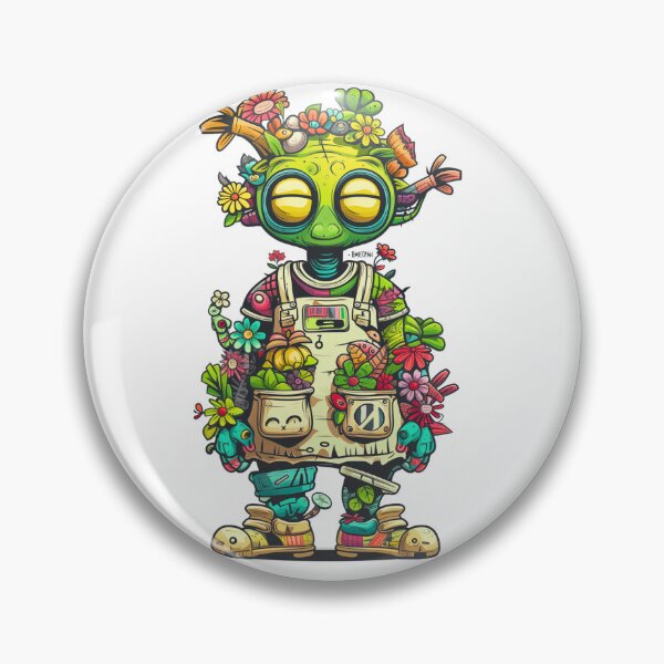 Item preview, Floral Alien: Botanical Extraterrestrial Character Art Print designed and sold by Moisky Patterns.