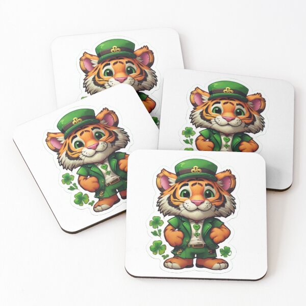 Item preview, St Patricks Day Tiger designed and sold by Krieghorn.