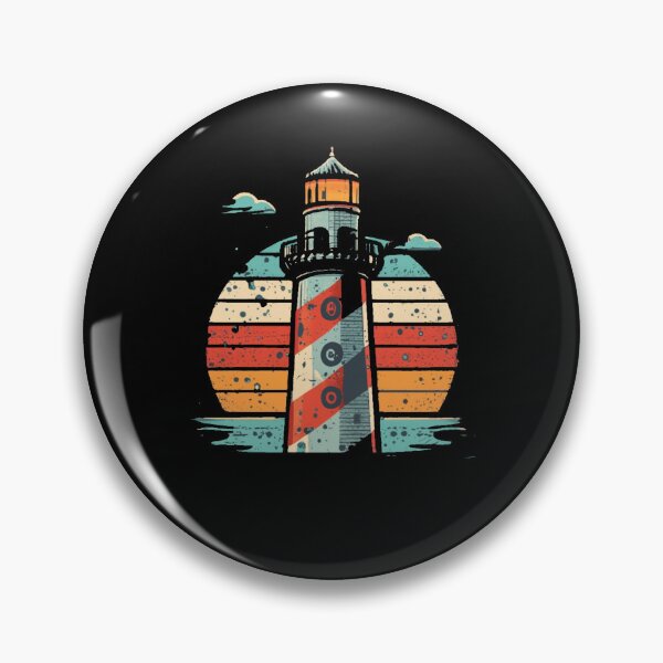 Item preview, Vintage colors sunset and Lighthouse designed and sold by desinganddecor.