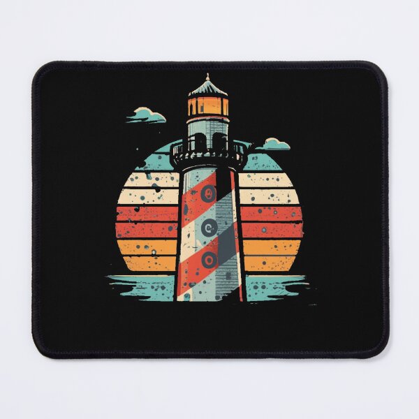 Item preview, Vintage colors sunset and Lighthouse designed and sold by desinganddecor.