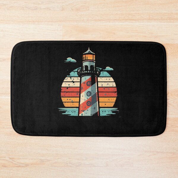 Item preview, Vintage colors sunset and Lighthouse designed and sold by desinganddecor.