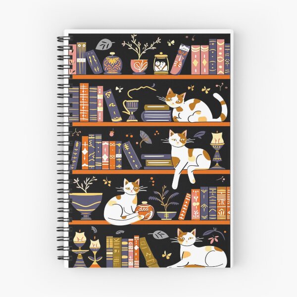 Item preview, Library Cats - Fossil Grey: Literary Companions designed and sold by griffinequals0c.