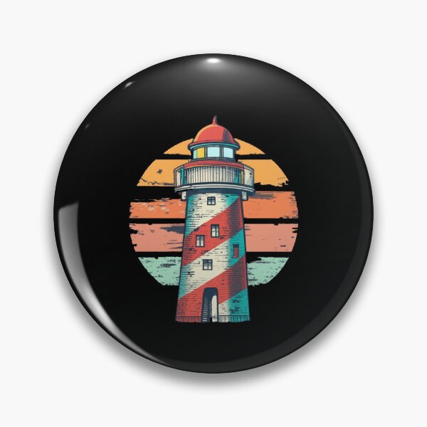 Item preview, Vintage colors sunset and Lighthouse designed and sold by desinganddecor.
