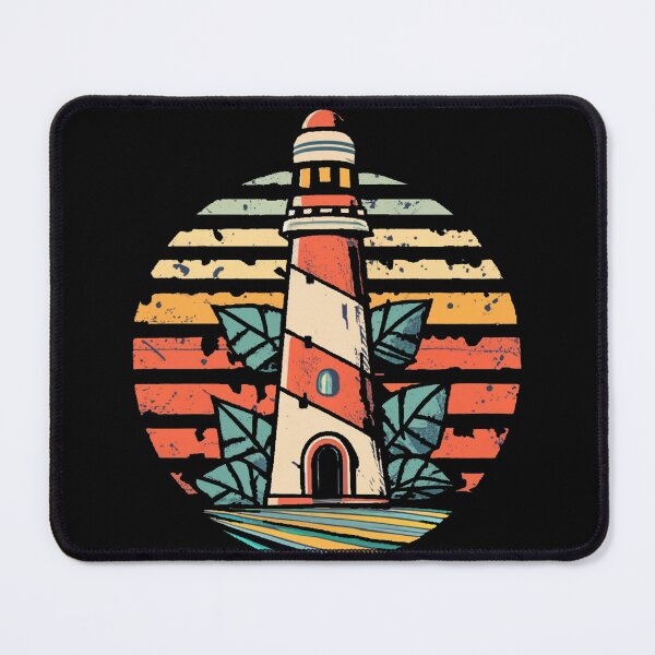 Item preview, Vintage colors sunset and Lighthouse designed and sold by desinganddecor.