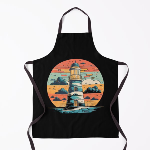 Item preview, Vintage colors sunset and Lighthouse designed and sold by desinganddecor.
