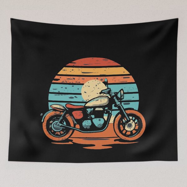 Item preview, Vintage colors sunset and motor designed and sold by desinganddecor.