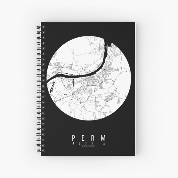 Item preview, Perm City Map of Russia - Full Moon designed and sold by deMAP.