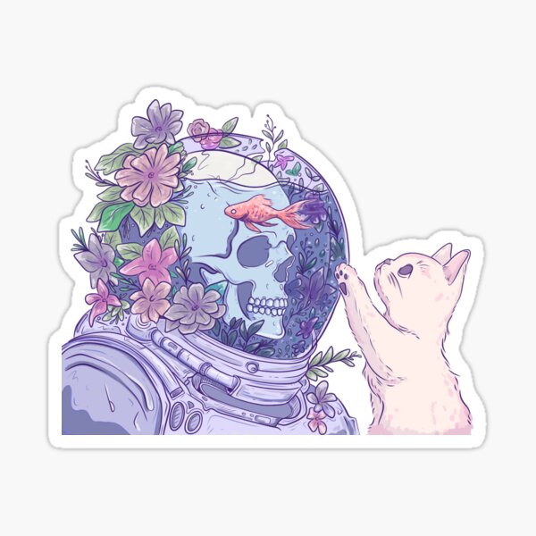 Astronaut Aesthetic Sticker Stickers Versatile Popular Stock Illustration  2285484779