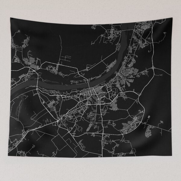 Item preview, Perm City Map of Russia - Full Moon designed and sold by deMAP.