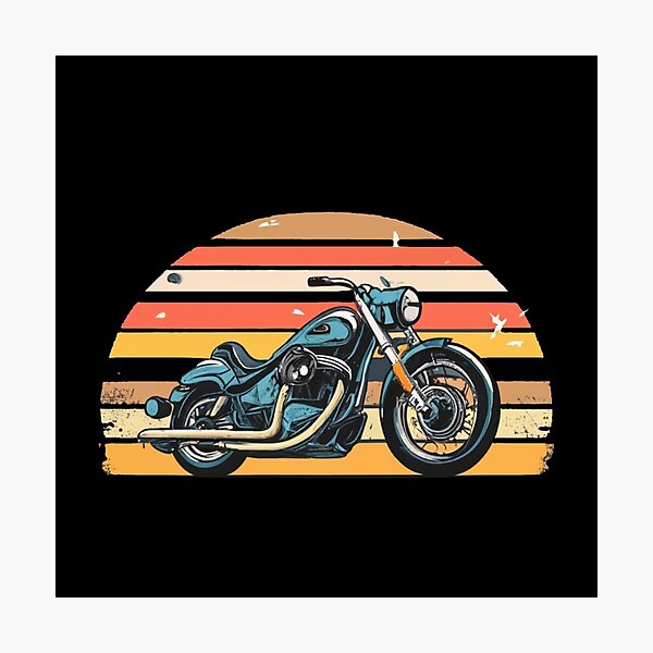 Item preview, Vintage colors sunset and motor designed and sold by desinganddecor.