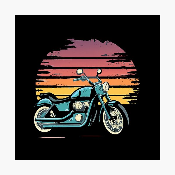 Item preview, Vintage colors sunset and motor designed and sold by desinganddecor.