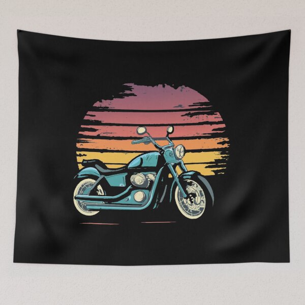 Item preview, Vintage colors sunset and motor designed and sold by desinganddecor.