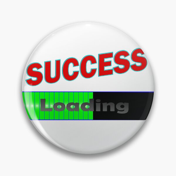 Item preview, Success Loading Sticker  designed and sold by AMK-artworld.