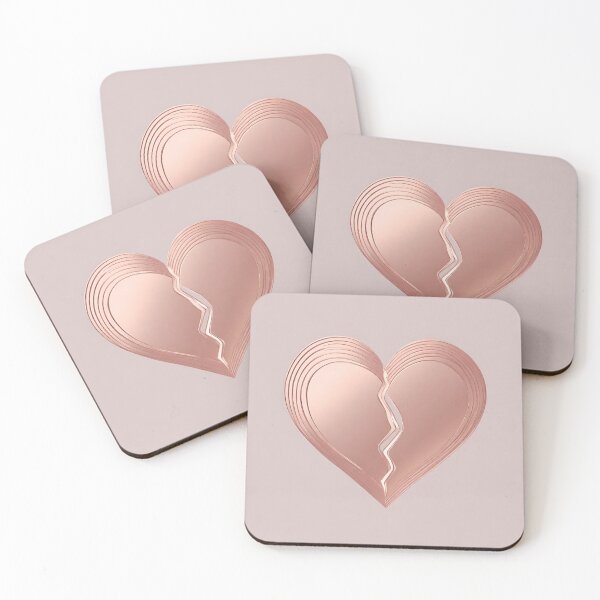 Item preview, Broken Heart in Rosegold designed and sold by Gaborai.