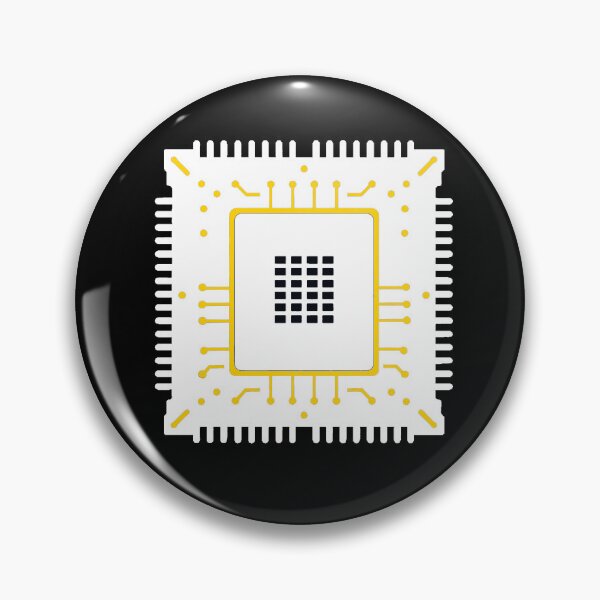 Item preview, Artistic Colourful CPU in White, Gold and Black designed and sold by Andrew Frelas.