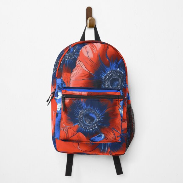 Item preview, Bold Red Anemone Flowers designed and sold by kansaikate.