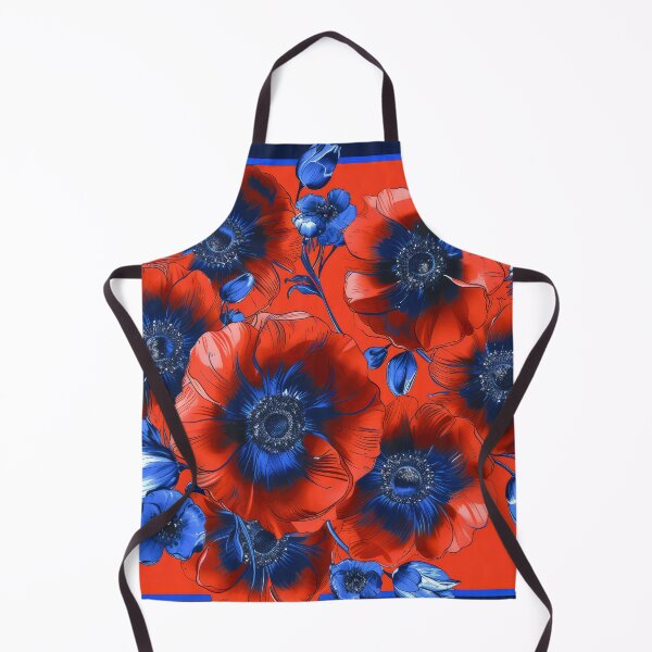 Item preview, Bold Red Anemone Flowers designed and sold by kansaikate.