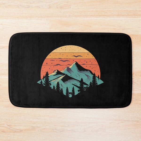 Item preview, Vintage colors sunset and sunset in the mountains designed and sold by desinganddecor.